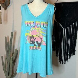 NWT! Pink Floyd Tunic-Length Tank